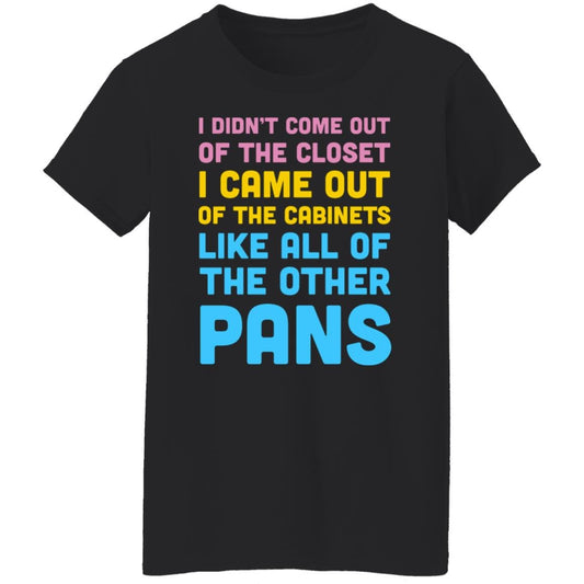 I Didn’t Come Out Of The Closet I Came Out Of The Cabinets Like All Of The Other Pans Shirt, Hoodie, Tank