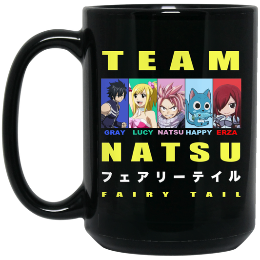 Team Natsu Fairy Tail Gray Lucy Natsu Happy Erza Mug