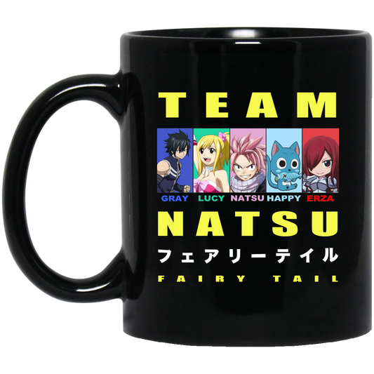 
	Team Natsu Fairy Tail Gray Lucy Natsu Happy Erza Mug