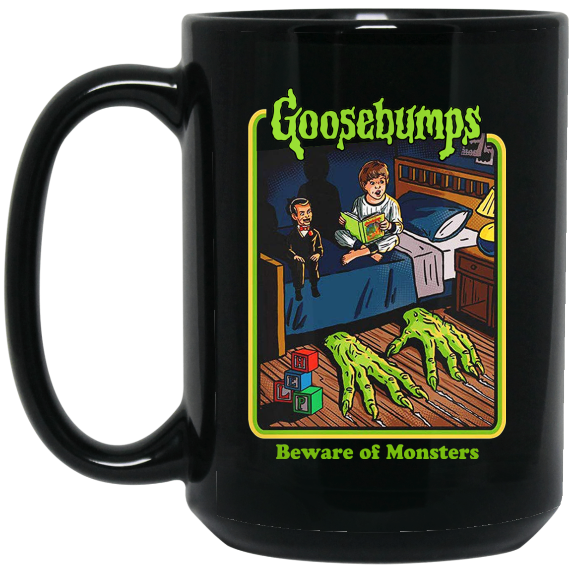 
	Goosebumps Beware Of Monsters Halloween Mug