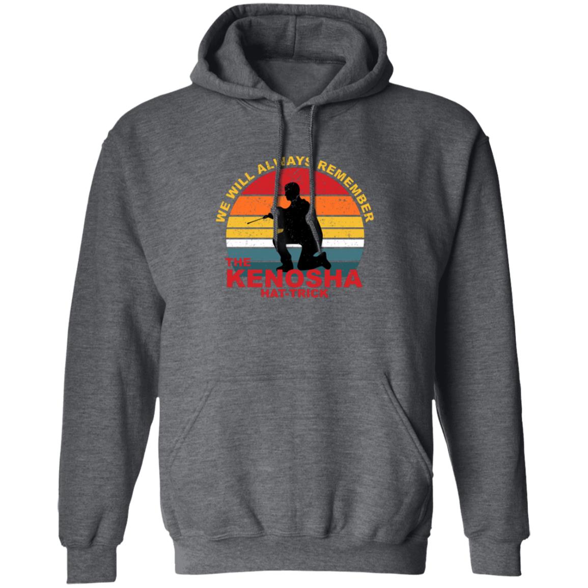 Kyle Rittenhouse We Will Always Remember The Kenosha Hat Trick Shirt, Hoodie, Tank