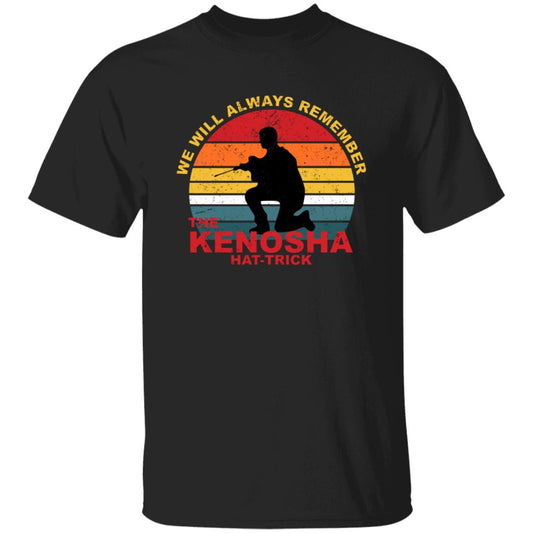 Kyle Rittenhouse We Will Always Remember The Kenosha Hat Trick Shirt, Hoodie, Tank