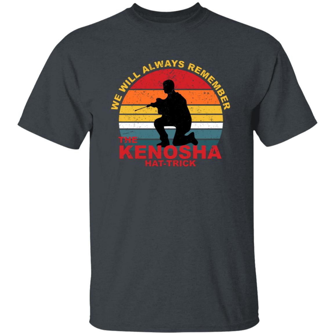 Kyle Rittenhouse We Will Always Remember The Kenosha Hat Trick Shirt, Hoodie, Tank