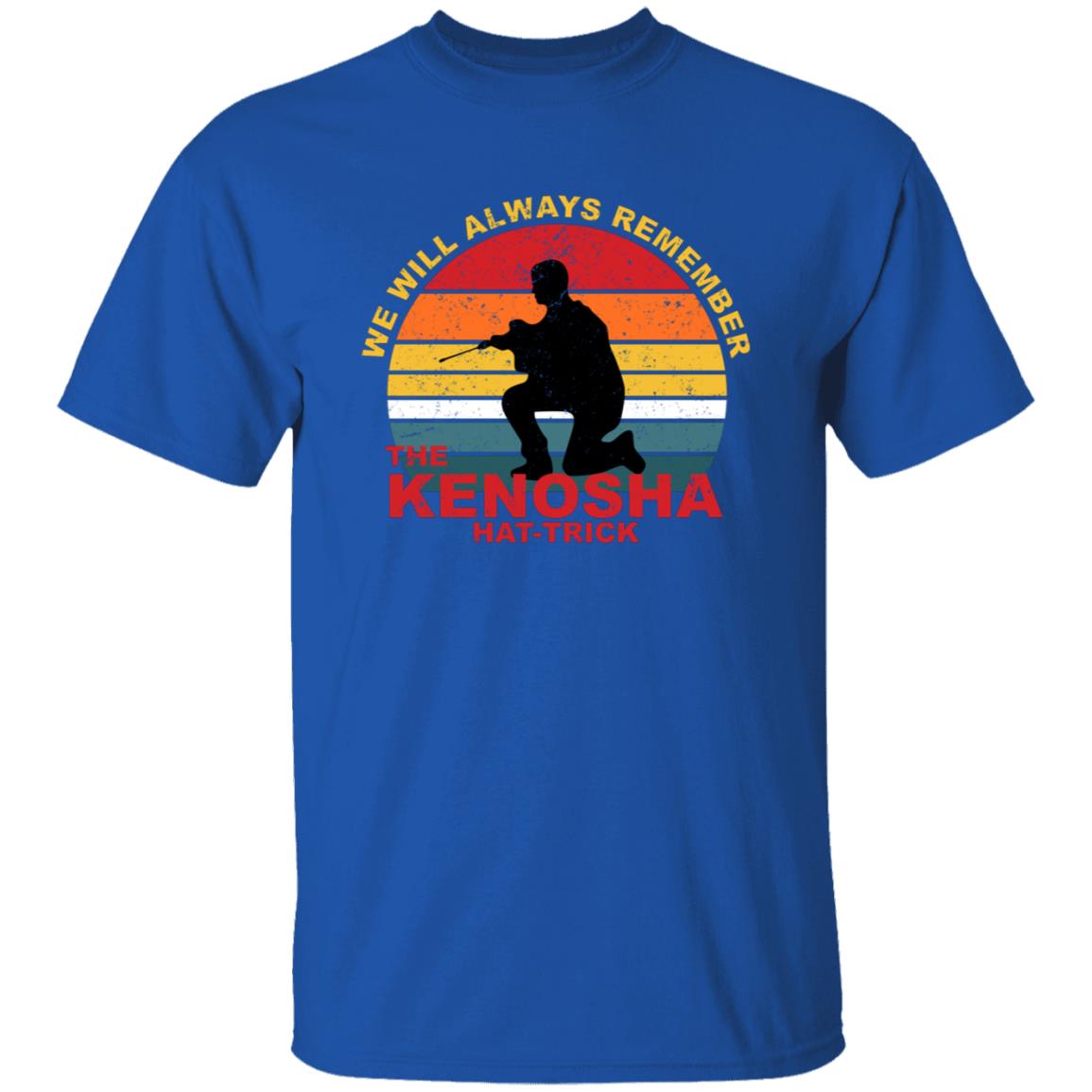 Kyle Rittenhouse We Will Always Remember The Kenosha Hat Trick Shirt, Hoodie, Tank