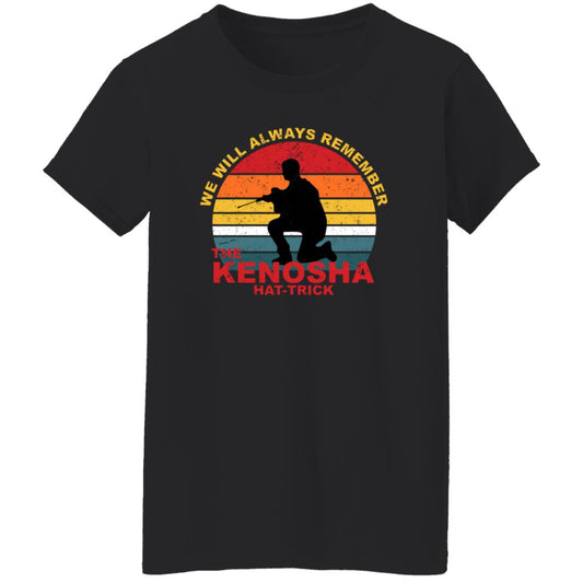 
	Kyle Rittenhouse We Will Always Remember The Kenosha Hat Trick Shirt, Hoodie, Tank