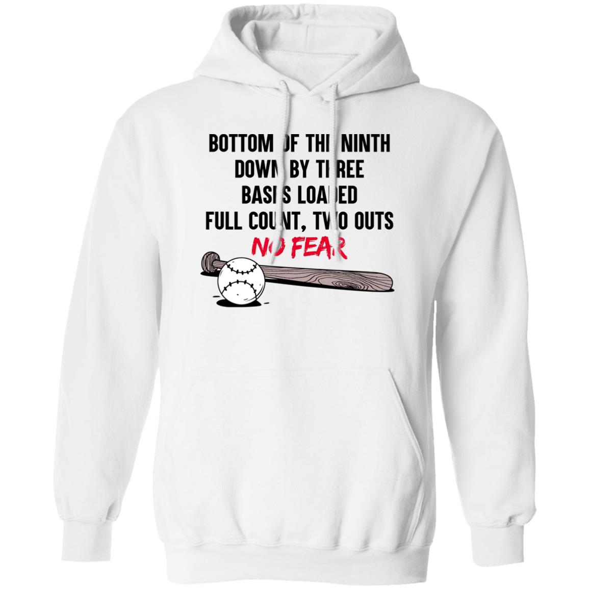 Bottom Of The Ninth Down By Three Bases Loaded Full Count Two Outs No Fear Shirt, Hoodie, Tank