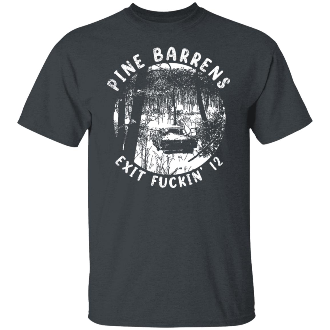 Pine Barrens New Jersey NJ Distressed Exit 12 Shirt, Hoodie, Tank