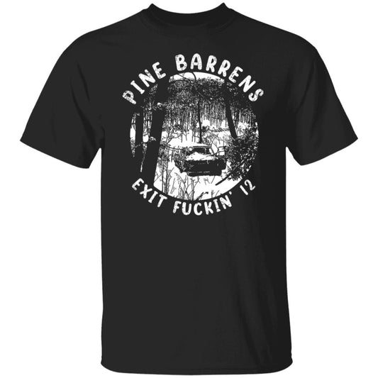Pine Barrens New Jersey NJ Distressed Exit 12 Shirt, Hoodie, Tank