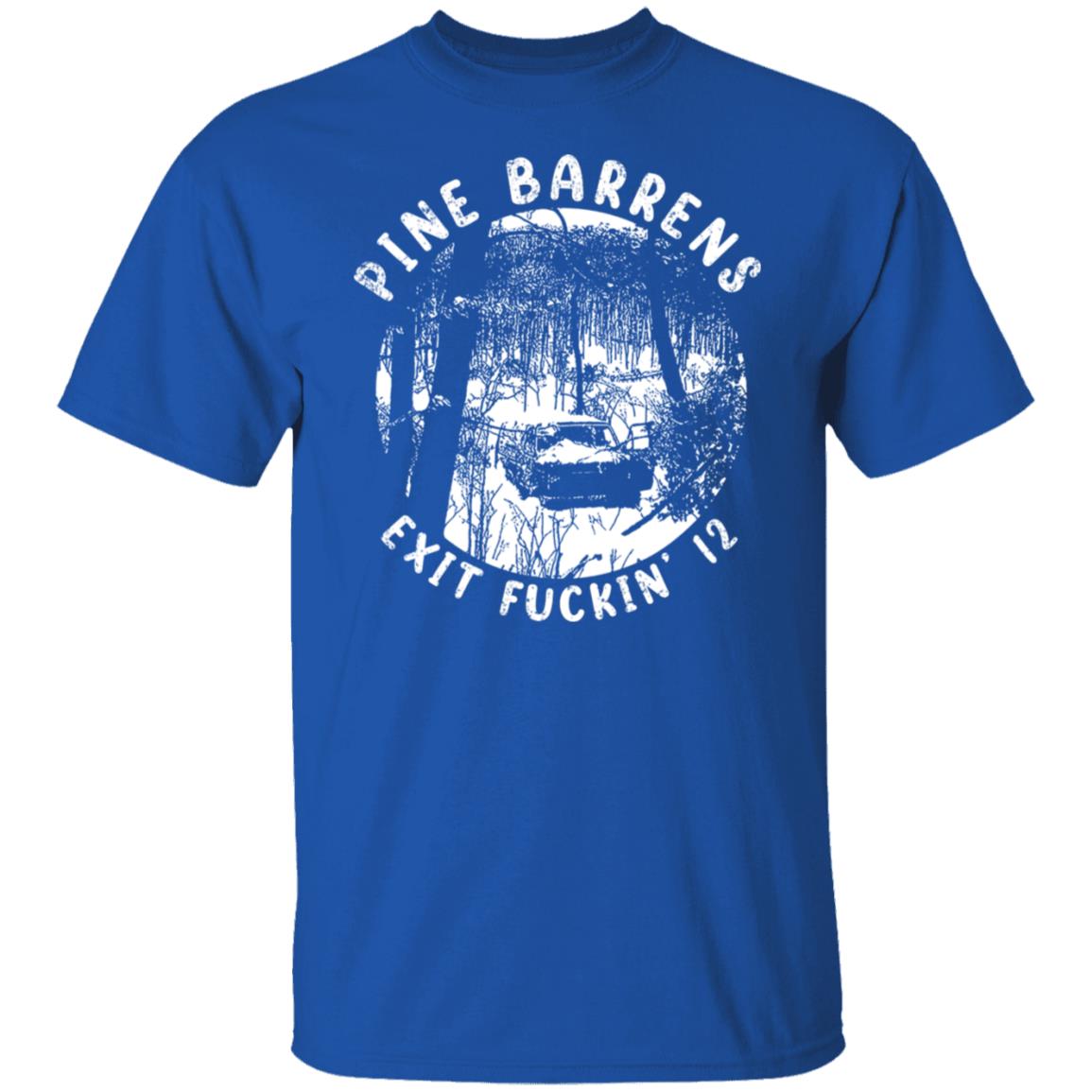 Pine Barrens New Jersey NJ Distressed Exit 12 Shirt, Hoodie, Tank
