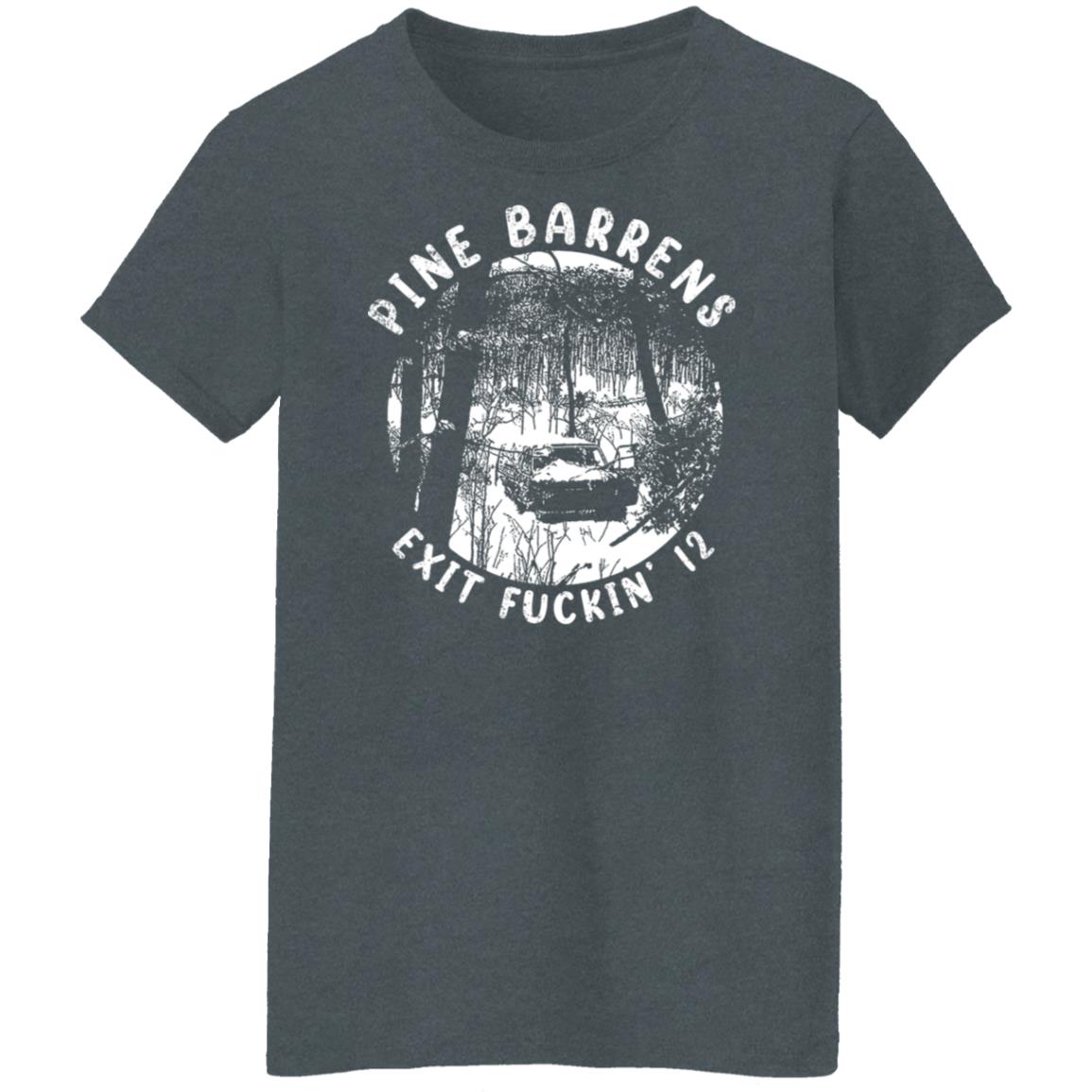 Pine Barrens New Jersey NJ Distressed Exit 12 Shirt, Hoodie, Tank