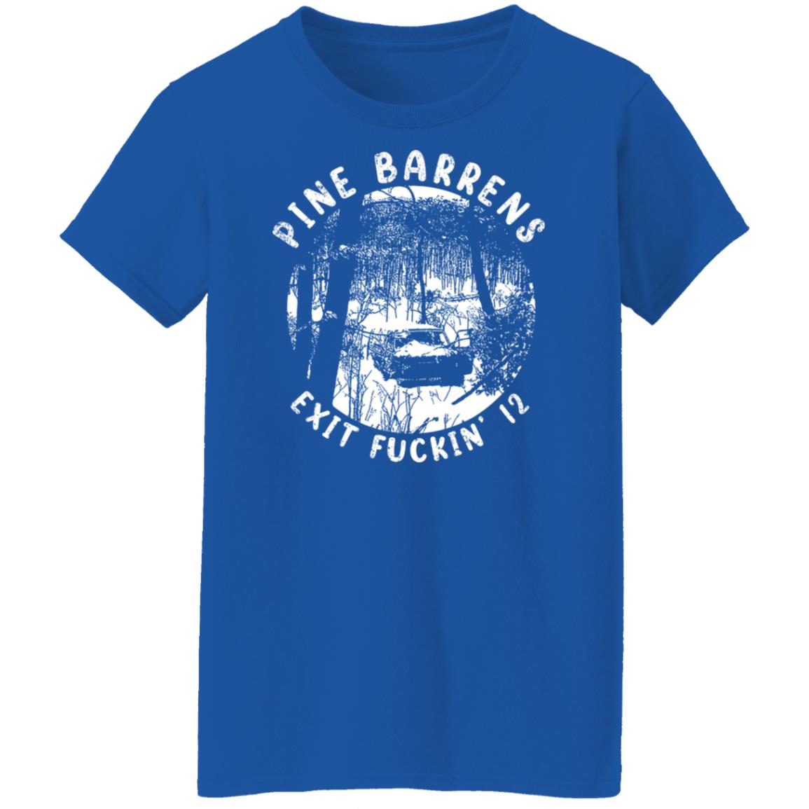 Pine Barrens New Jersey NJ Distressed Exit 12 Shirt, Hoodie, Tank