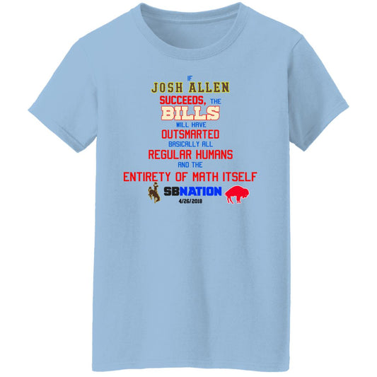 
	If Josh Allen Succeeds The Bills Will Here Outsmarted Basically All Regular Humans And The Entirety Of Math Itself Nation Shirt, Hoodie, Tank