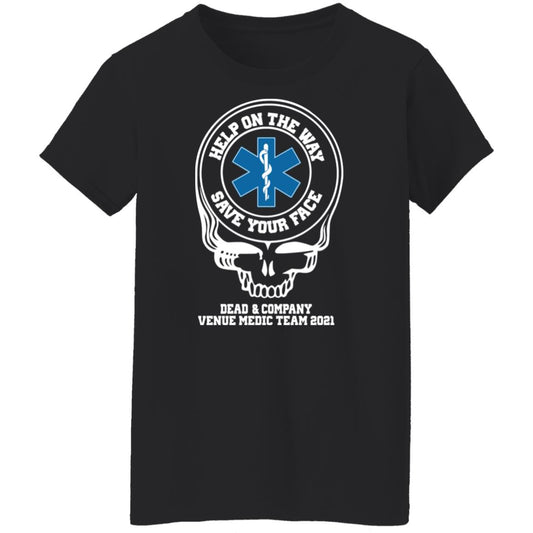 
	Dead & Company Venue Medic Team 2021 Help The Way Save Your Face Grateful Dead Shirt, Hoodie, Tank