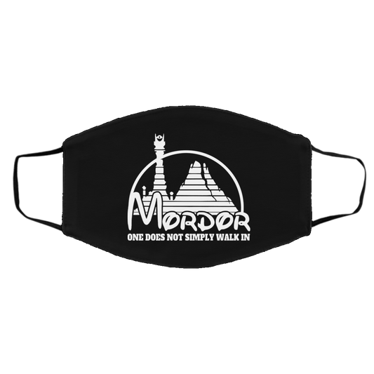 Mordor One Does Not Simply Walk In Face Mask