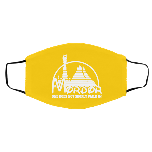 
	Mordor One Does Not Simply Walk In Face Mask