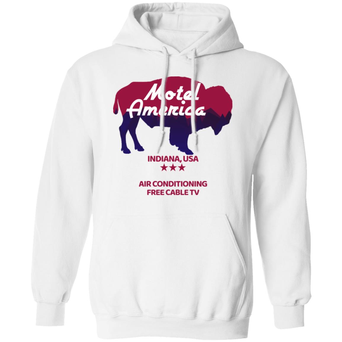 Motel America Indiana USA Air Conditioning Free Cable TV Shirt, Hoodie, Tank