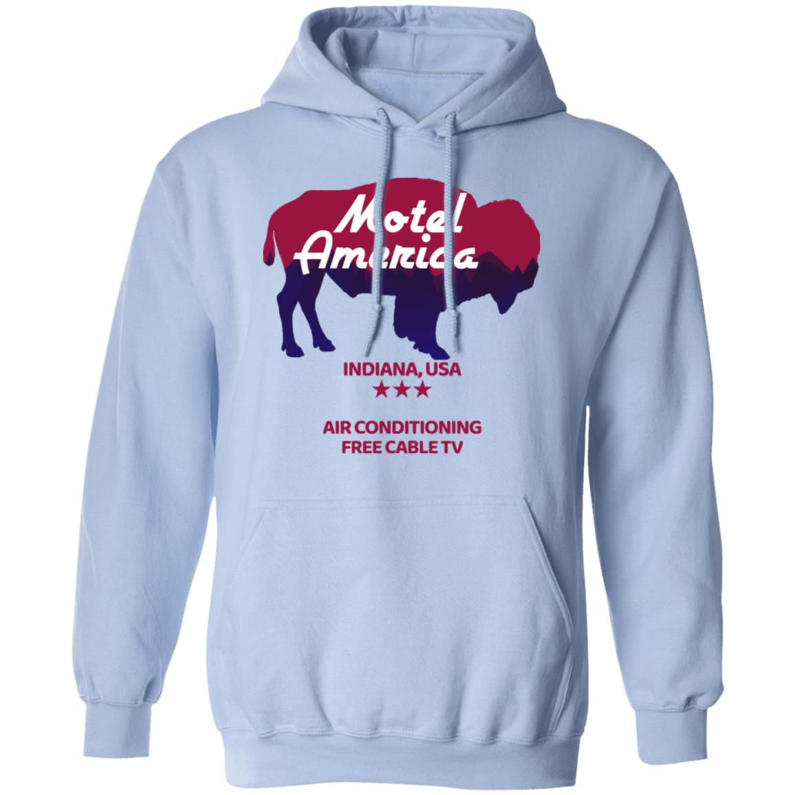 Motel America Indiana USA Air Conditioning Free Cable TV Shirt, Hoodie, Tank