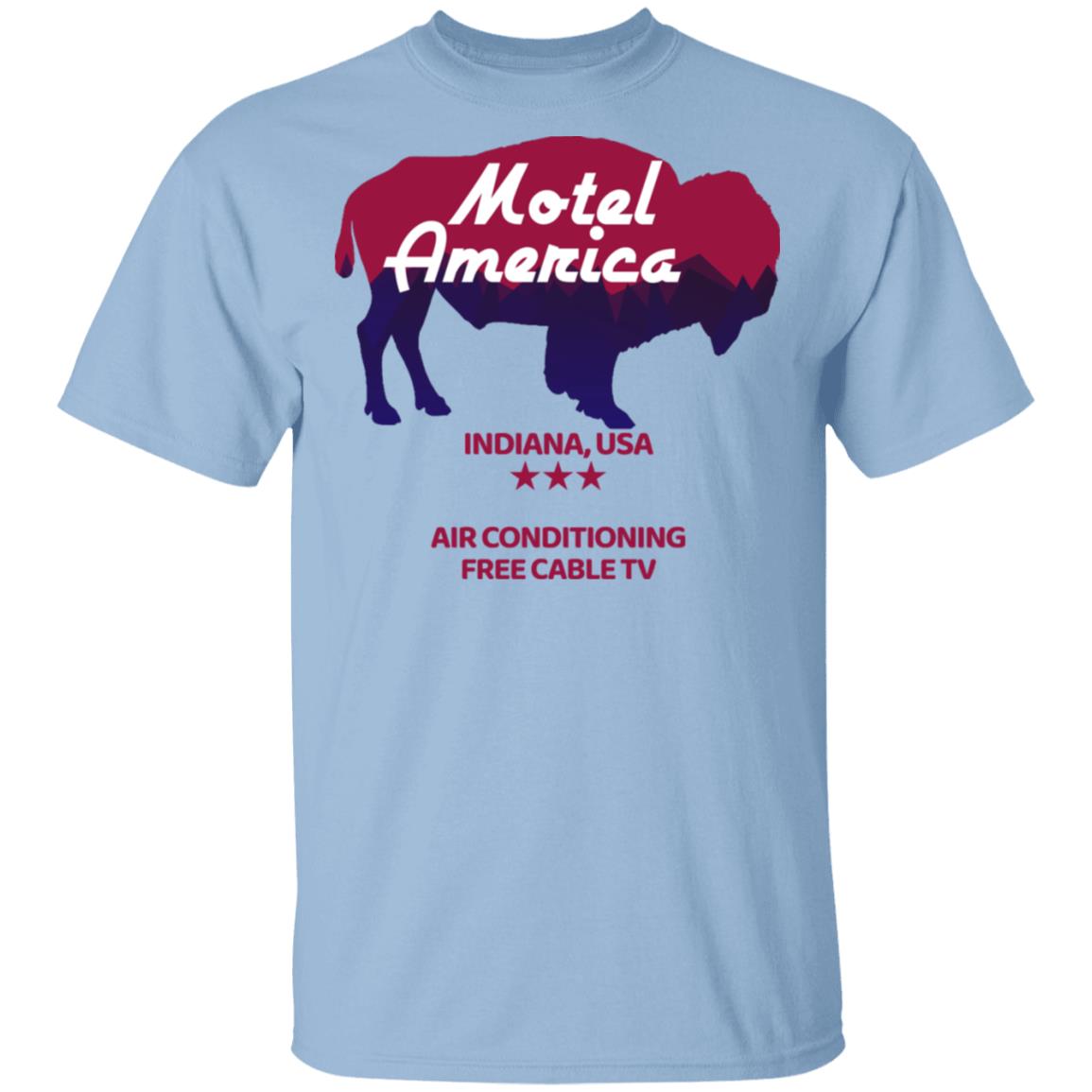 Motel America Indiana USA Air Conditioning Free Cable TV Shirt, Hoodie, Tank