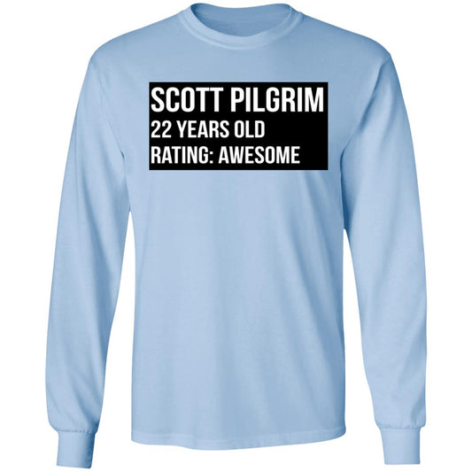 Scott Pilgrim 22 Years Old Rating Awesome Shirt, Hoodie, Tank