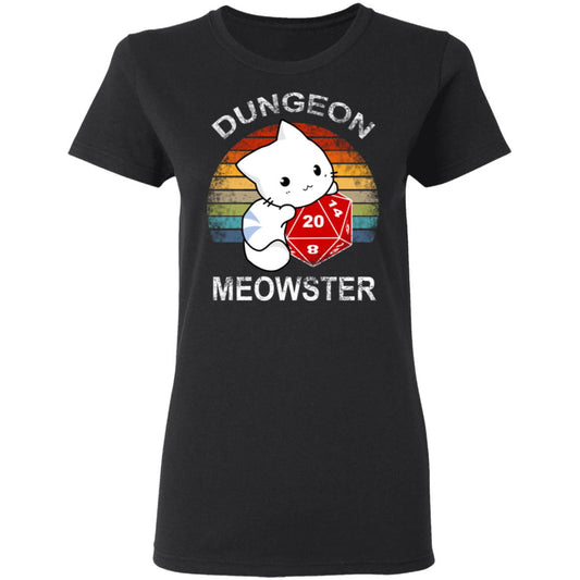 Dungeon Meowster Retro Vintage Funny Cat Shirt, Hoodie, Tank