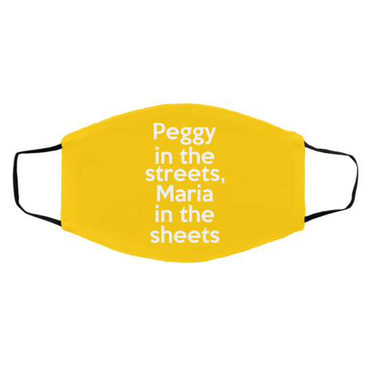
	Peggy In The Streets Maria In The Sheets Face Mask