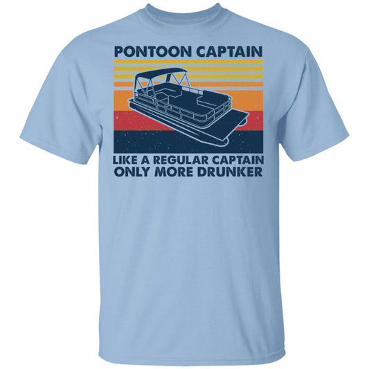 Pontoon Captain Like A Regular Captain Only More Drunker Shirt, Hoodie, Tank