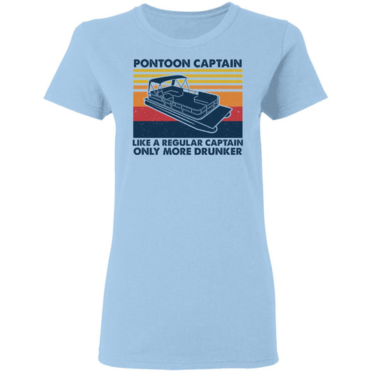 
	Pontoon Captain Like A Regular Captain Only More Drunker Shirt, Hoodie, Tank