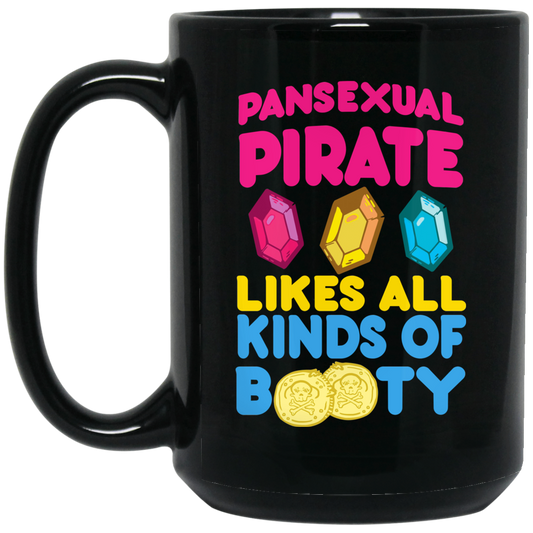 
	Pansexual Pirate Likes All Kinds Of Booty Mug