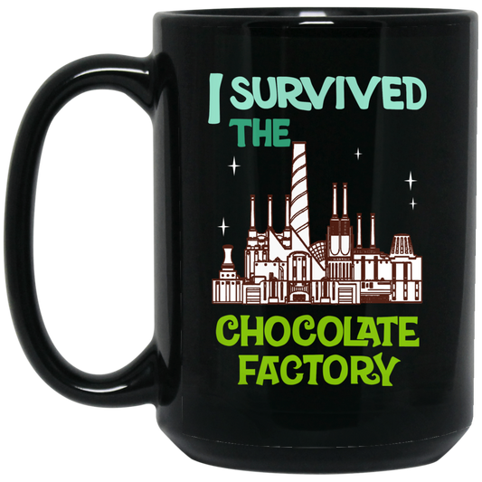 
	I Survived The Chocolate Factory Mug