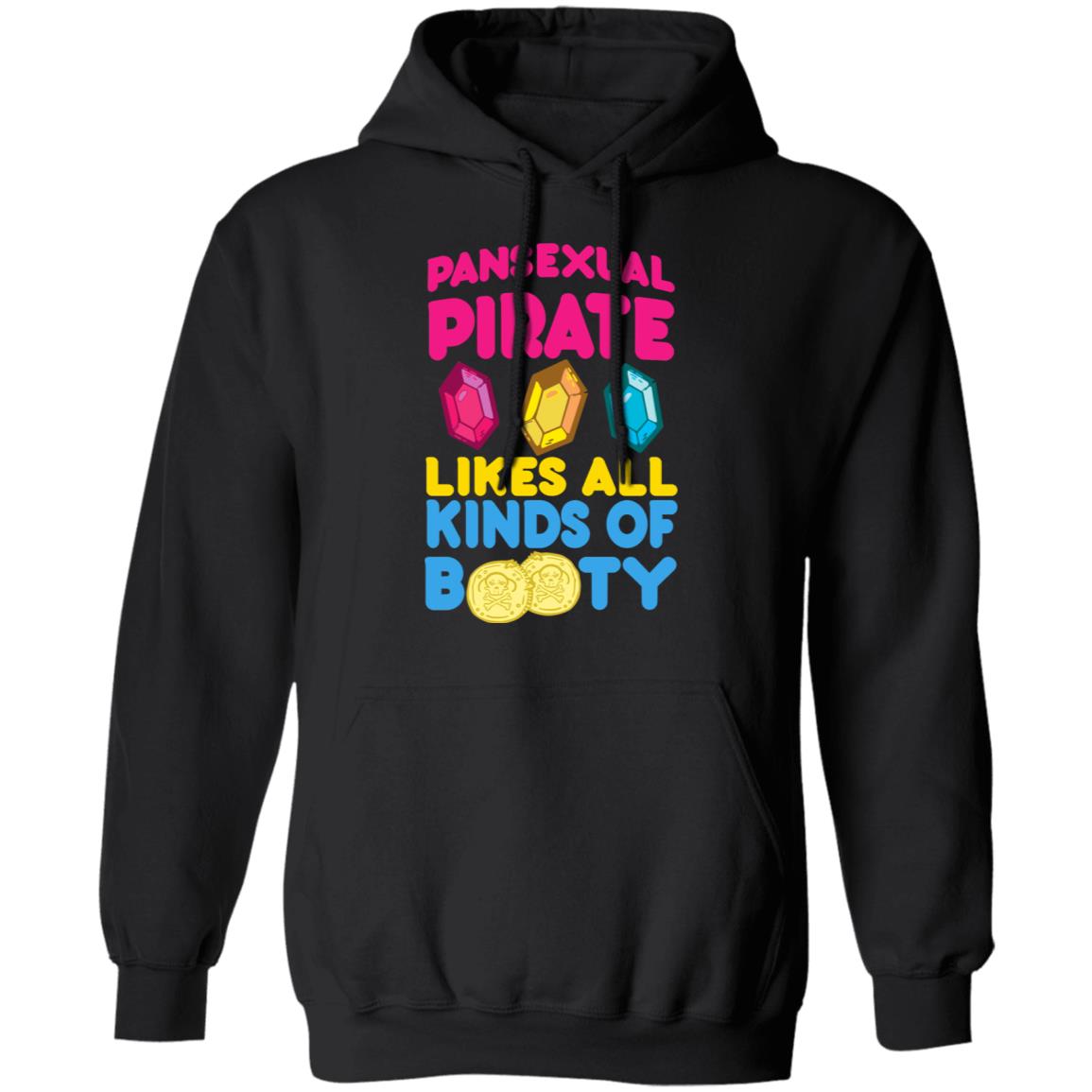 Pansexual Pirate Likes All Kinds Of Booty Shirt, Hoodie, Tank