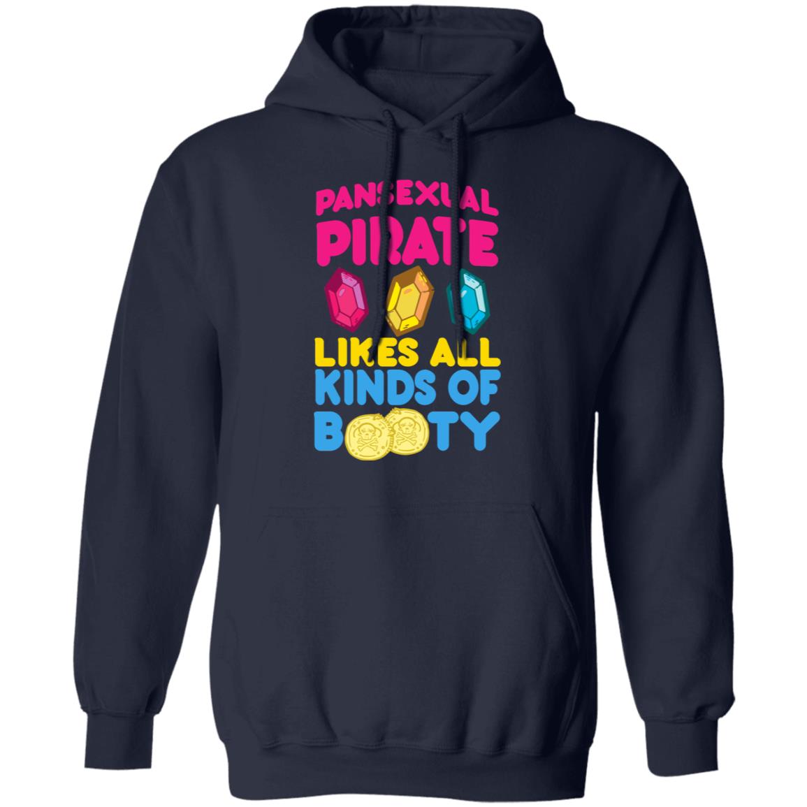 Pansexual Pirate Likes All Kinds Of Booty Shirt, Hoodie, Tank