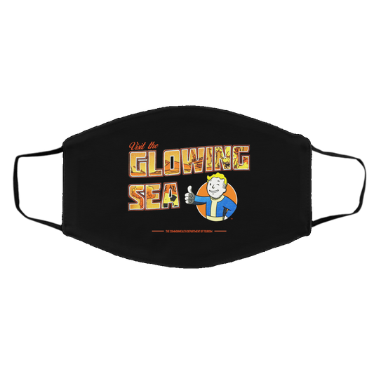 Visit The Glowing Sea The Commonwealth Department Of Tourism Face Mask