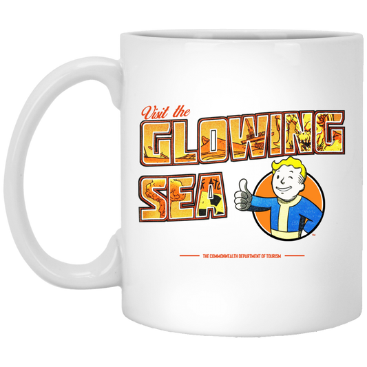 
	Visit The Glowing Sea The Commonwealth Department Of Tourism Mug