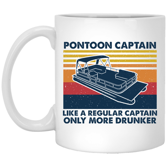 
	Pontoon Captain Like A Regular Captain Only More Drunker Mug