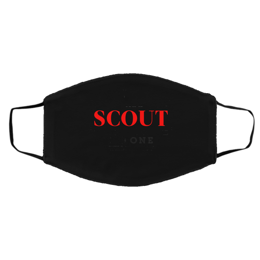 
	Never Mess With Scout We Know Places Where No One Will Find You Face Mask