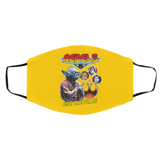 
	Star Wars Rebels Use The Force Yoda Luke Skywalker Chewbacca Han Solo Face Mask
