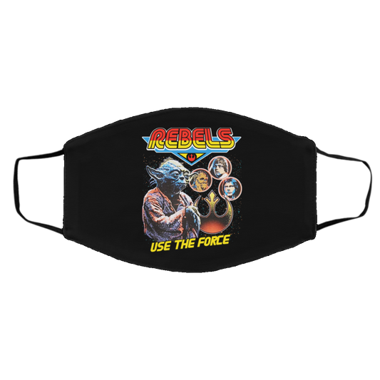Star Wars Rebels Use The Force Yoda Luke Skywalker Chewbacca Han Solo Face Mask