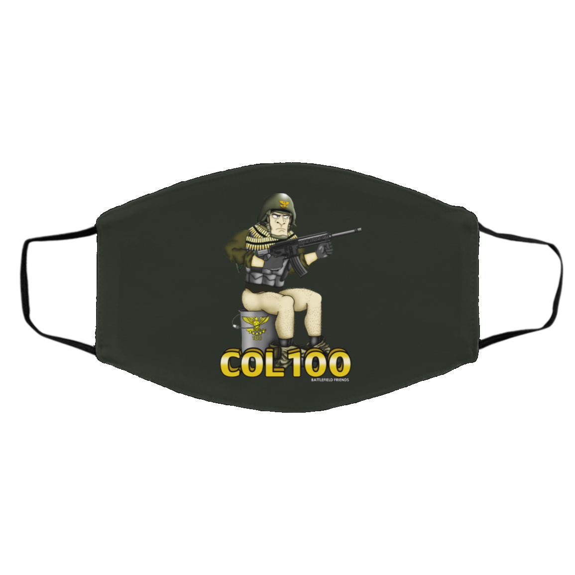 Col 100 Battlefield Friends Face Mask