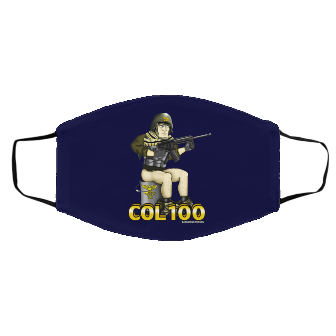 Col 100 Battlefield Friends Face Mask