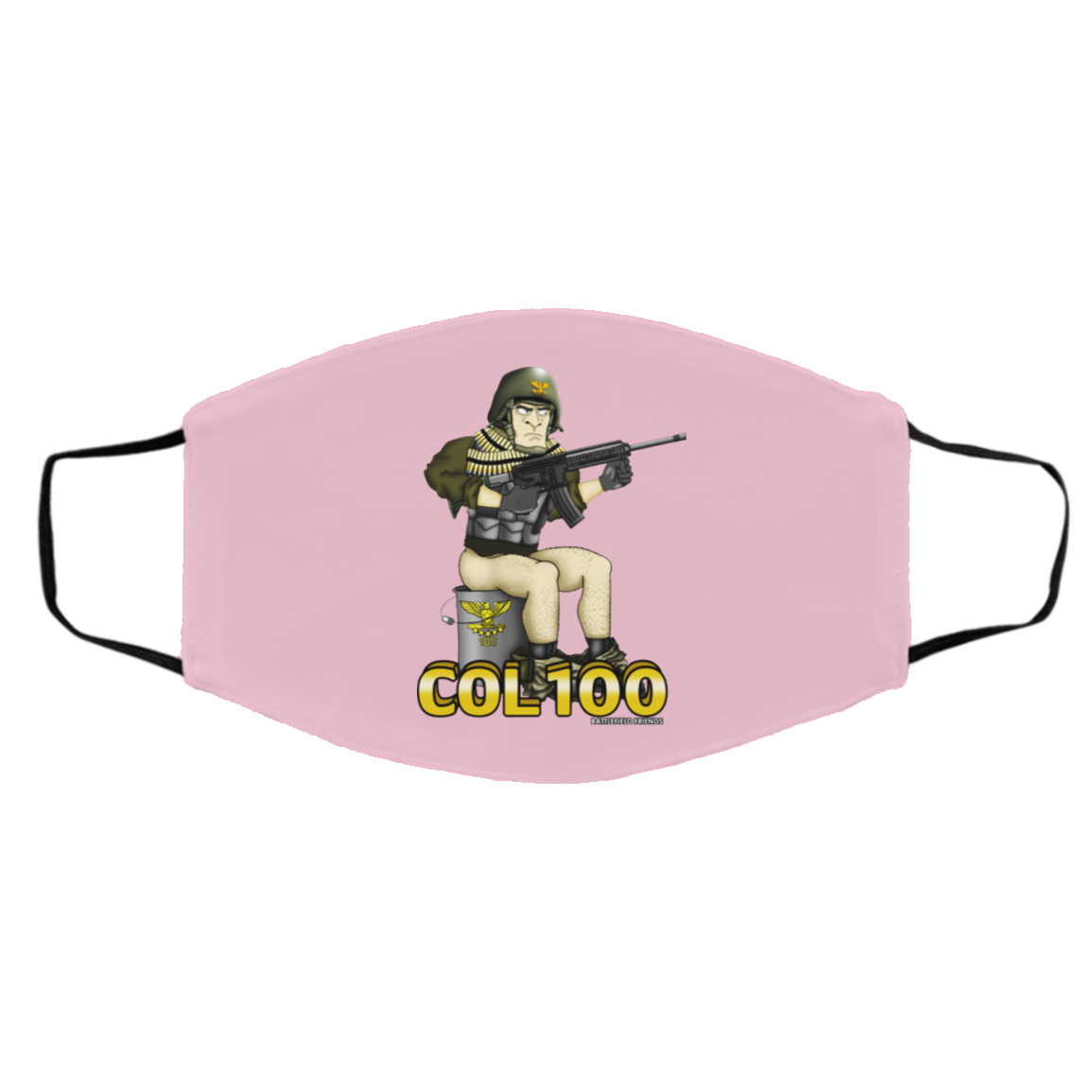 Col 100 Battlefield Friends Face Mask