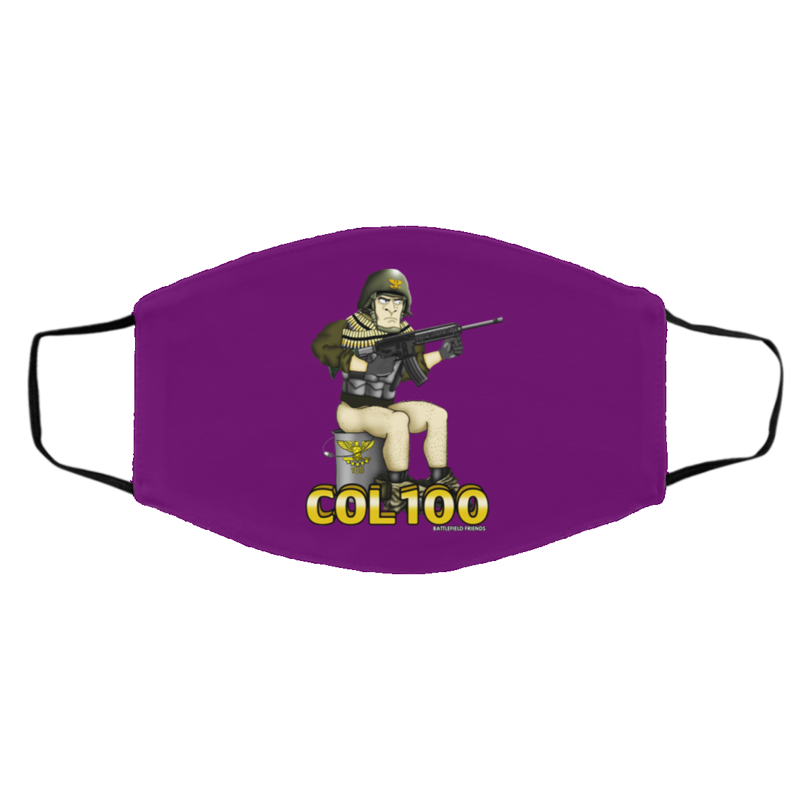 Col 100 Battlefield Friends Face Mask