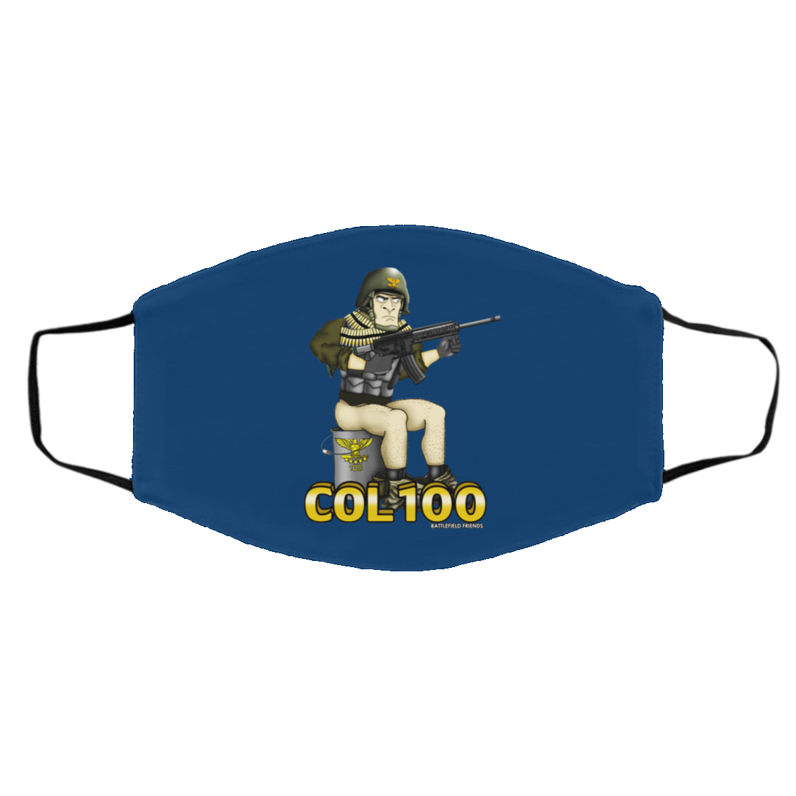 Col 100 Battlefield Friends Face Mask