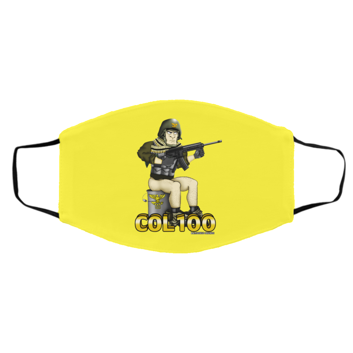 Col 100 Battlefield Friends Face Mask