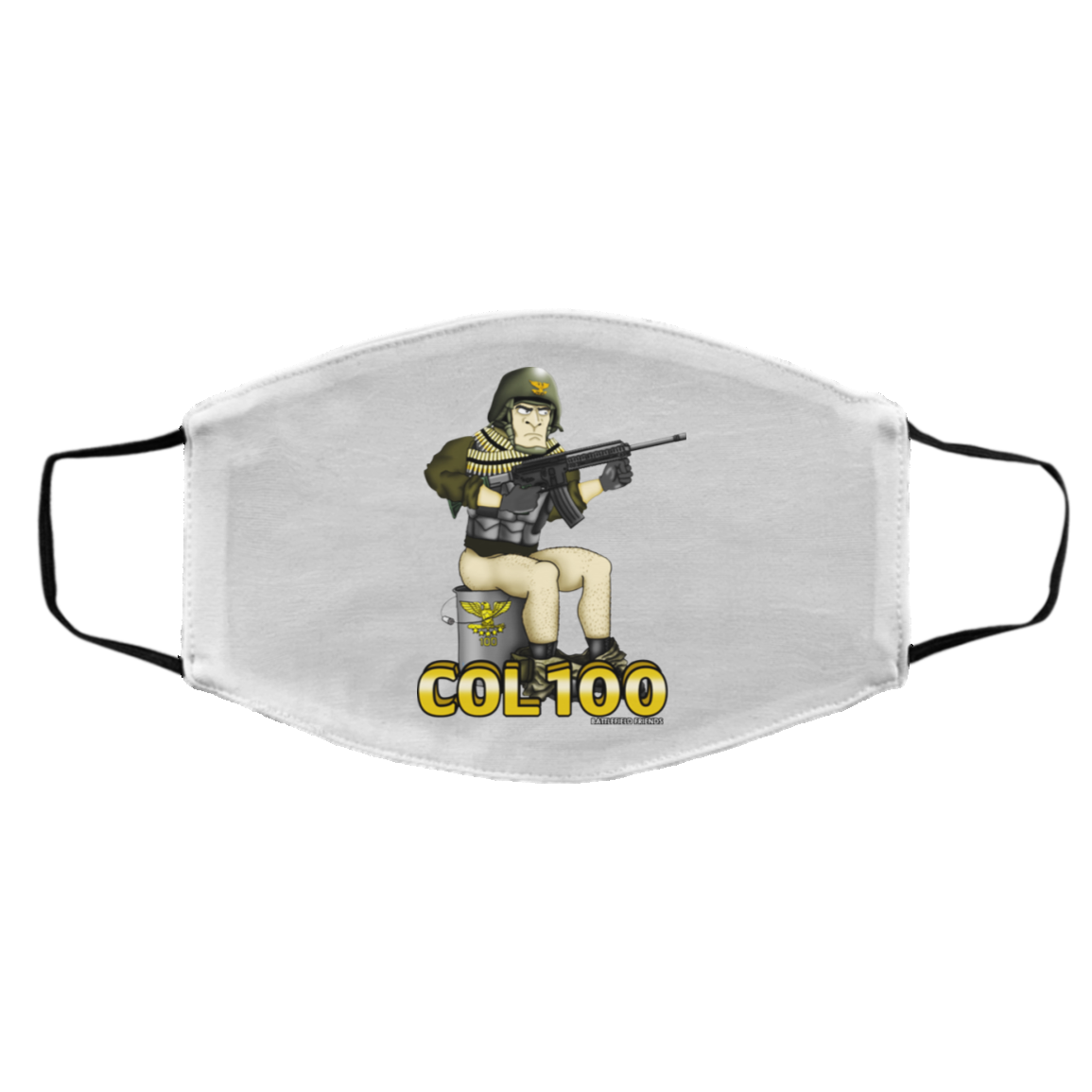 Col 100 Battlefield Friends Face Mask