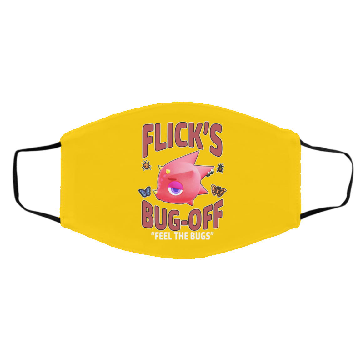 Animal Crossing Flick’s Bug-Off Feel The Bugs Face Mask