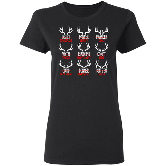 Sleigh My Name Christmas Sweater Sausage Jerky Chili Shirt, Hoodie, Tank