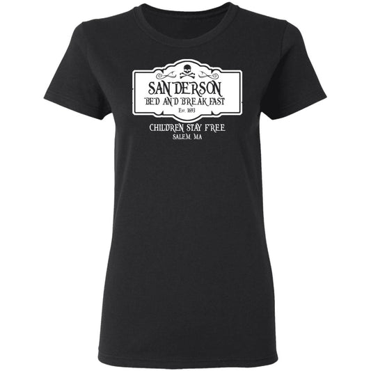 
	Sanderson Bed And Breakfast Est 1963 Children Stay Free Shirt, Hoodie, Tank