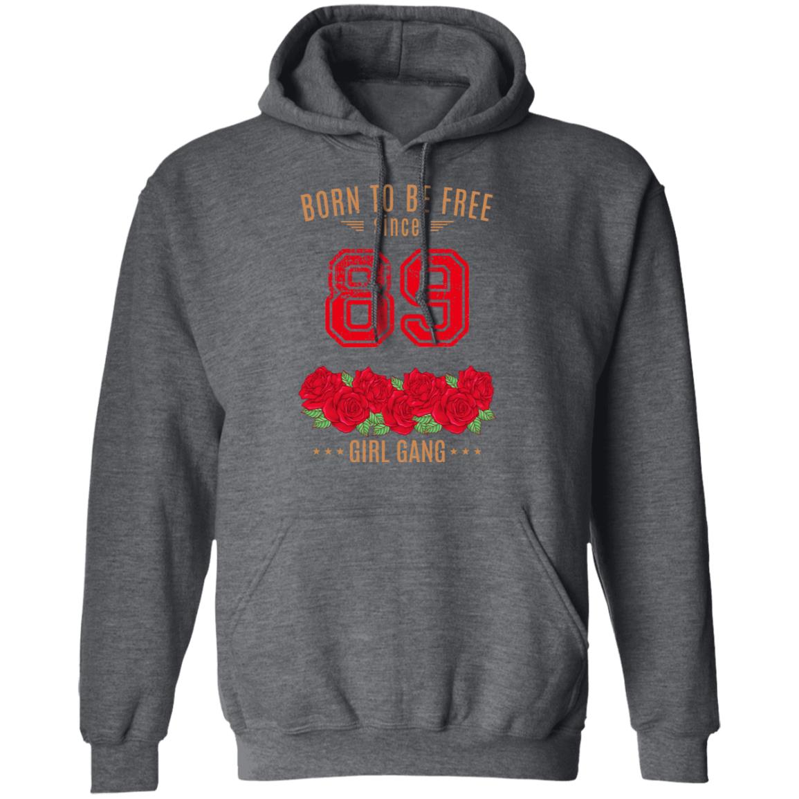 89, Born To Be Free Since 89 Birthday Gift Shirt, Hoodie, Tank