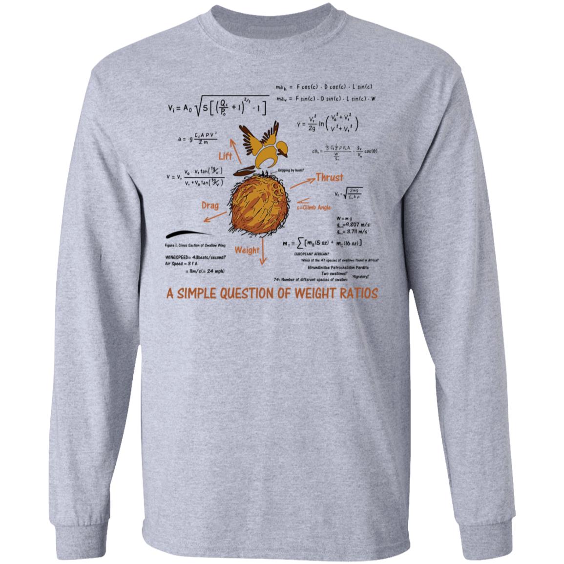 A Simple Question Of Weight Ratios Funny Math Teacher Shirt, Hoodie, Tank