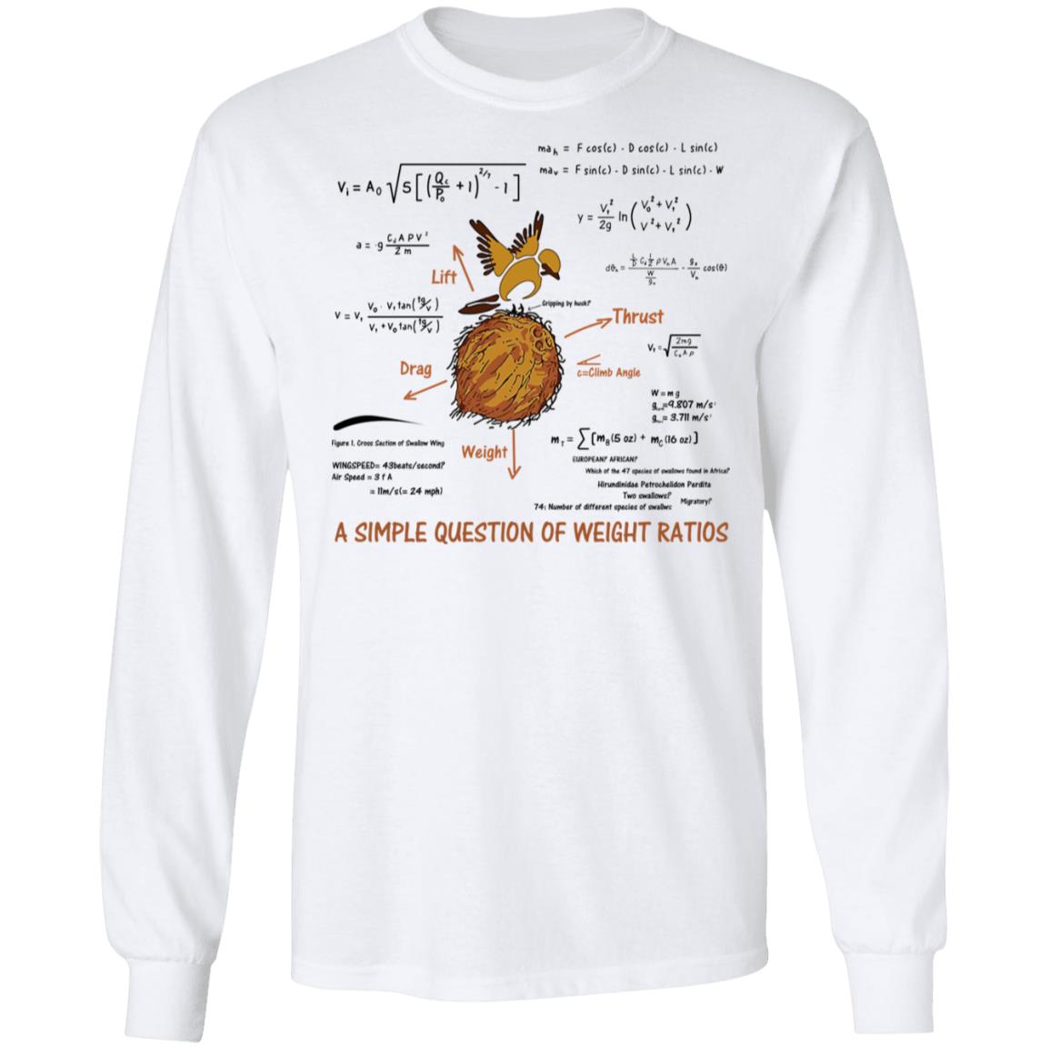 A Simple Question Of Weight Ratios Funny Math Teacher Shirt, Hoodie, Tank